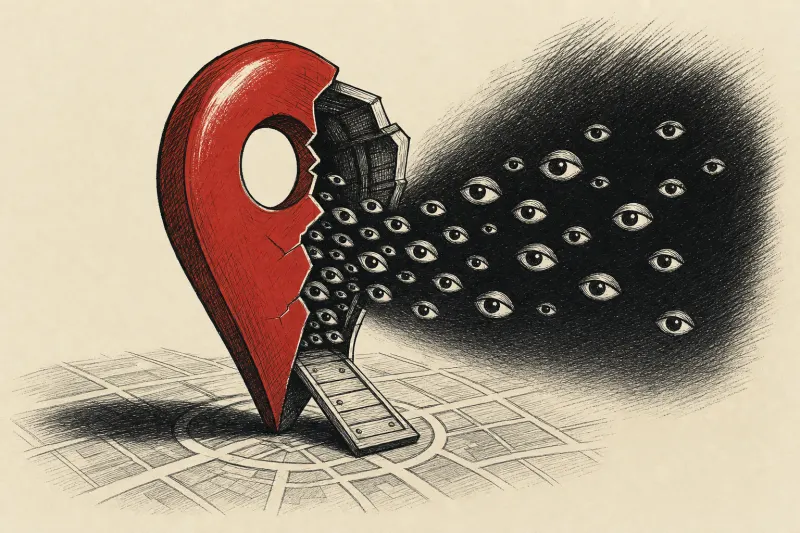 Illustration: EFF Warns Android Ad SDKs May Share Precise Location Data by Default