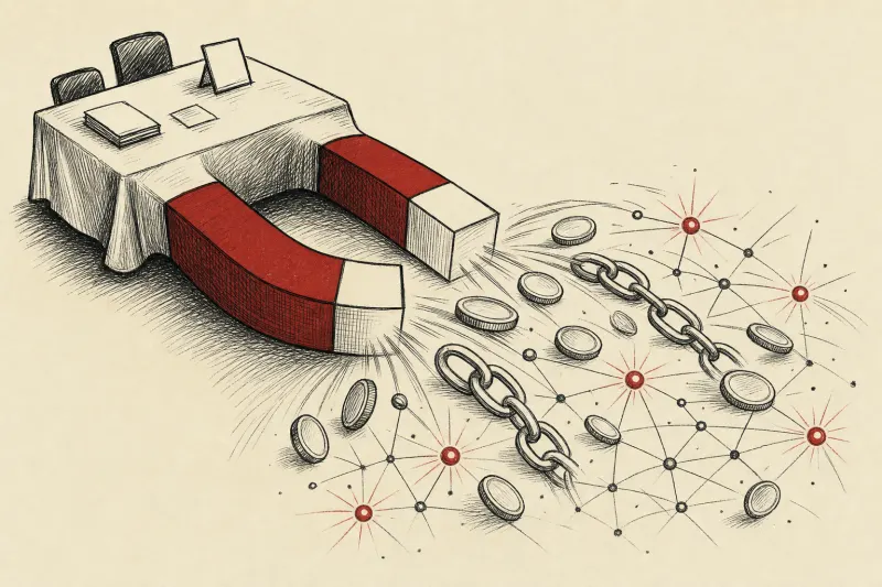 A small exhibition table becomes a magnet drawing investment, partnerships and attention from a vast network.